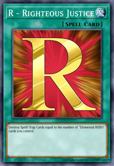 R - Righteous Justice Common DR04-EN220 Dark Revelation Volume 4 Yugioh card