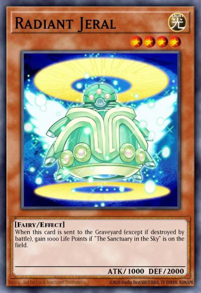Radiant Jeral Common GLD4-EN017 Gold Series 4 Pyramids Edition Yugioh card