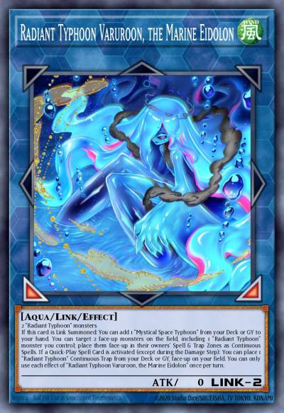 Radiant Typhoon Varuroon, the Marine Eidolon Starlight Rare BPRO-EN049 Burst Protocol Yugioh card