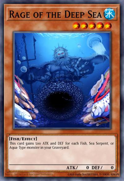 Rage of the Deep Sea Common ABYR-EN091 Abyss Rising Yugioh card