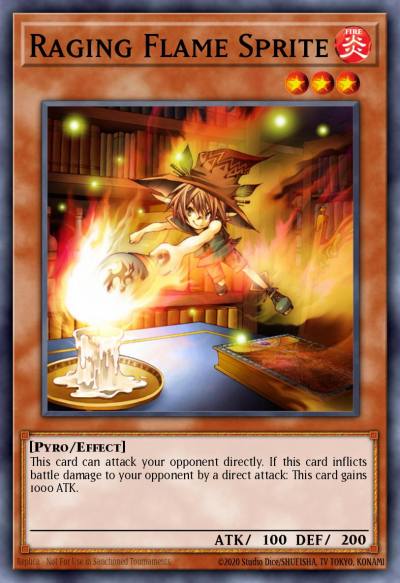 Raging Flame Sprite Common BP01-EN136 Battle Pack Epic Dawn Yugioh card