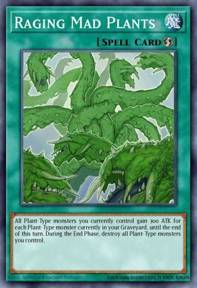 Raging Mad Plants Common BP03-EN165 Battle Pack 3 Monster League Yugioh card
