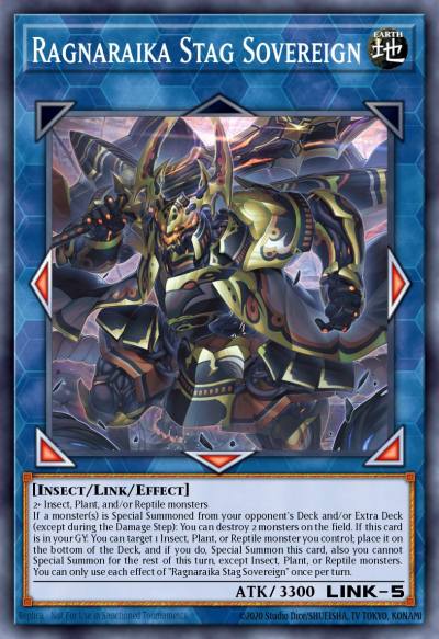 Ragnaraika Stag Sovereign Common MP25-EN357 2025 Mega-Pack Tin Yugioh card