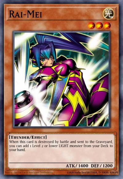 Rai-Mei Super Rare CSOC-EN085 Crossroads of Chaos Yugioh card