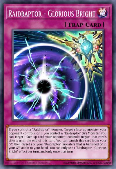 Raidraptor - Glorious Bright Common MP25-EN323 2025 Mega-Pack Tin Yugioh card