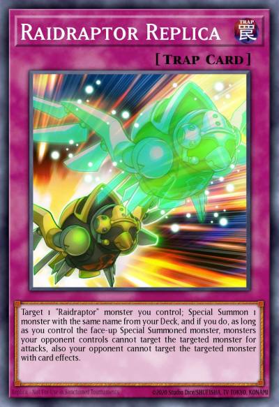 Raidraptor Replica Ultra Rare DPDG-EN008 Duelist Pack Dimensional Guardians Yugioh card