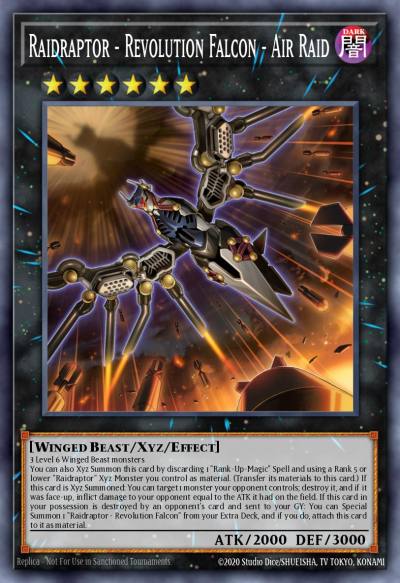 Raidraptor - Revolution Falcon - Air Raid Super Rare ROTD-EN095 Rise of the Duelist Yugioh card