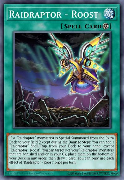 Raidraptor - Roost Common MP25-EN316 2025 Mega-Pack Tin Yugioh card