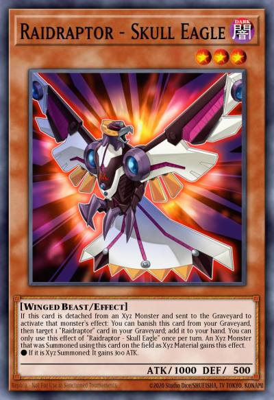 Raidraptor - Skull Eagle Common MP16-EN117 2016 Mega-Tin Mega Pack Yugioh card