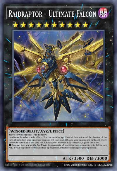 Raidraptor - Ultimate Falcon Rare MGED-EN140 Maximum Gold El Dorado Yugioh card