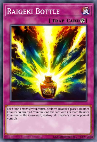 Raigeki Bottle Common BP03-EN224 Battle Pack 3 Monster League Yugioh card