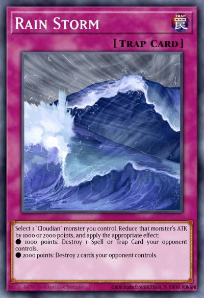 Rain Storm Common GLAS-EN066 Gladiators Assault Yugioh card