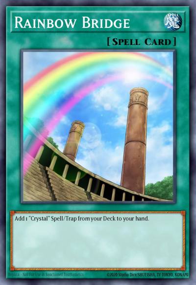 Rainbow Bridge Ultra Rare BLCR-EN055 Battles of Legend Crystal Revenge Yugioh card