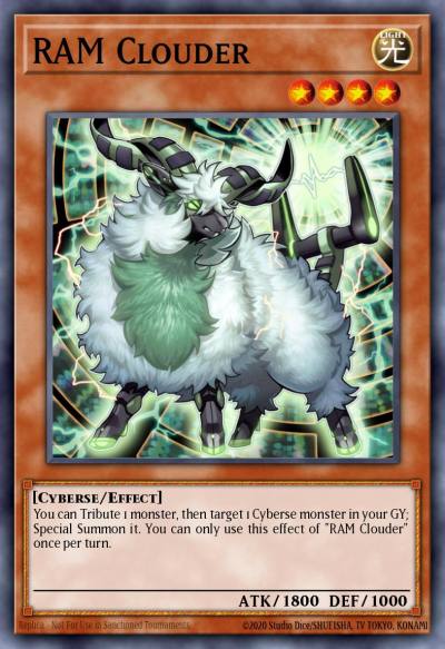 RAM Clouder Common YS18-EN006 Starter Deck Codebreaker Yugioh card