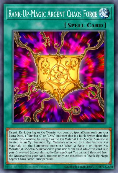 Rank-Up-Magic Argent Chaos Force Ultra Rare BROL-EN091 Brothers of Legend Yugioh card