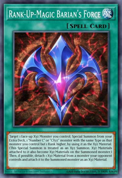 Rank-Up-Magic Barians Force Super Rare CT10-EN015 2013 Collectible Tins Wave 2 Yugioh card