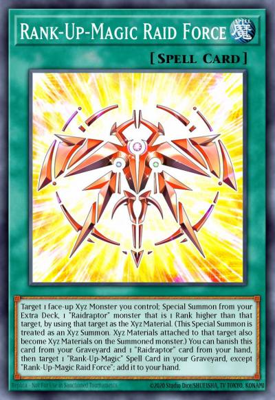 Rank-Up-Magic Raid Force Rare DOCS-EN054 Dimension of Chaos Yugioh card