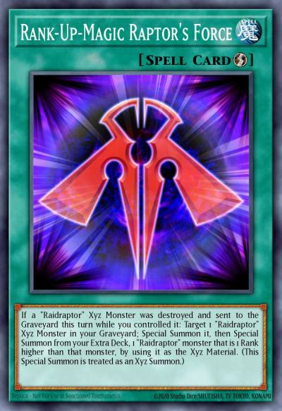 Rank-Up-Magic Raptors Force Common MP16-EN083 2016 Mega-Tin Mega Pack Yugioh card