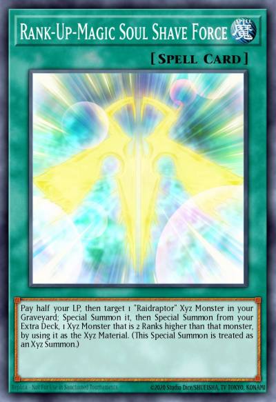Rank-Up-Magic Soul Shave Force Super Rare WIRA-EN028 Wing Raiders Yugioh card
