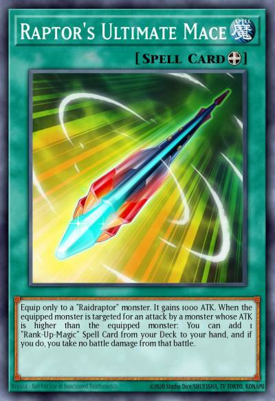 Raptors Ultimate Mace Common MP16-EN145 2016 Mega-Tin Mega Pack Yugioh card