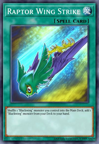Raptor Wing Strike Common CRMS-EN048 Crimson Crisis Yugioh card