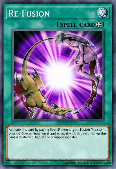 Re-Fusion Common DR3-EN167 Dark Revelation Volume 3 Yugioh card