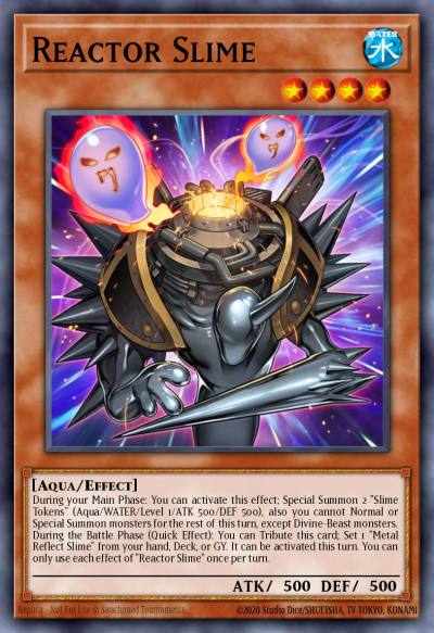 Reactor Slime Super Rare EGS1-EN020 Egyptian God Deck Slifer the Sky Dragon Yugioh card