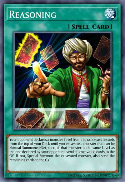 Reasoning Super Rare RA01-EN052 25th Anniversary Rarity Collection Yugioh card