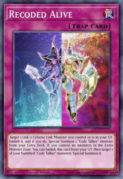 Recoded Alive Rare CRBR-EN060 Crossover Breakers Yugioh card