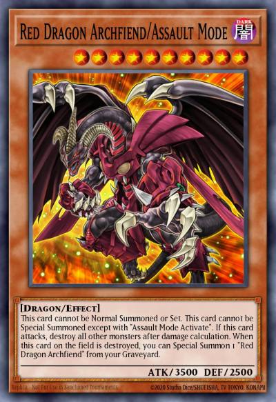Red Dragon Archfiend/Assault Mode Ghost Rare CRMS-EN004 Crimson Crisis Yugioh card