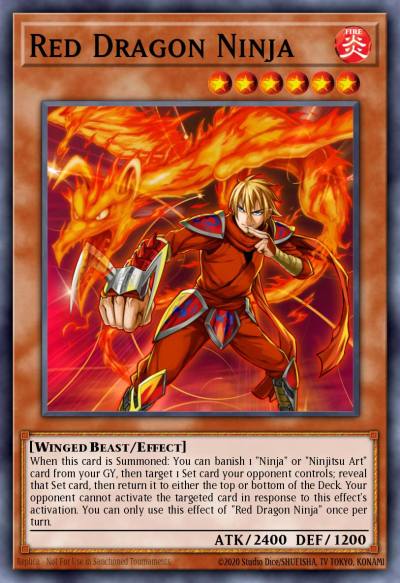 Red Dragon Ninja Super Rare ABYR-EN082 Abyss Rising Yugioh card