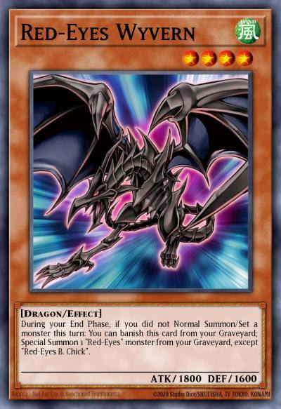 Red-Eyes Wyvern Super Rare ANPR-ENSE2 Ancient Prophecy Special Edition Yugioh card