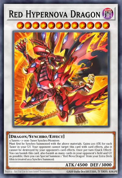 Red Hypernova Dragon Super Rare BLZD-EN038 Blazing Dominion Yugioh card