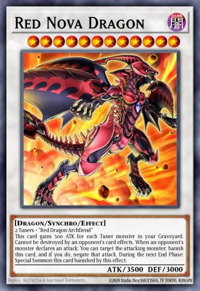 Red Nova Dragon Secret Rare CT07-EN005 Collectible Tins 2010 Wave 2 Yugioh card