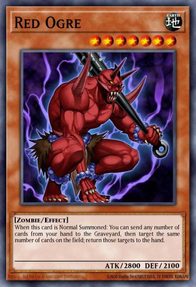 Red Ogre Super Rare CSOC-EN096 Crossroads of Chaos Yugioh card