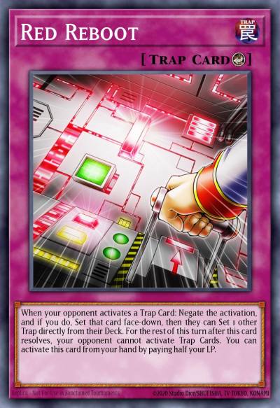 Red Reboot Prismatic Secret Rare MP19-EN046 2019 Gold Sarcophagus Tin Mega Pack Yugioh card