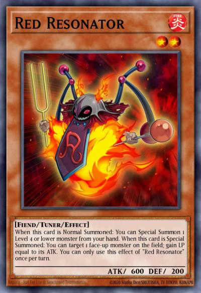 Red Resonator Rare DPDG-EN024 Duelist Pack Dimensional Guardians Yugioh card