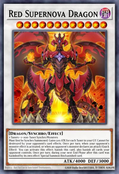 Red Supernova Dragon Ultra Rare GFTP-EN045 Ghosts From the Past Yugioh card