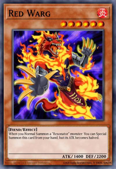 Red Warg Common MP17-EN069 2017 Mega-Tin Mega Pack Yugioh card