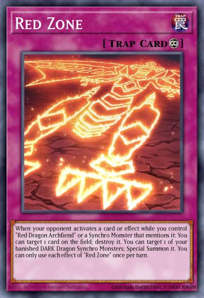 Red Zone Common SDCK-EN033 Structure Deck The Crimson King Yugioh card
