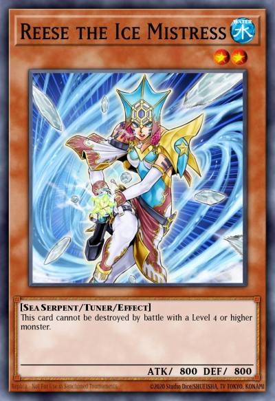 Reese the Ice Mistress Duel Terminal Normal Parallel Rare DT01-EN064 Duel Terminal 1 Yugioh card