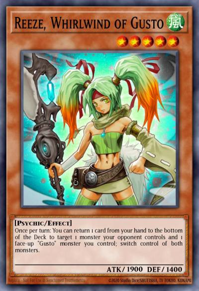 Reeze Whirlwind of Gusto Duel Terminal Normal Parallel Rare DT06-EN027 Duel Terminal 6a Yugioh card