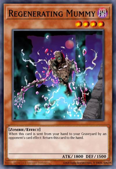 Regenerating Mummy Common AST-079 Ancient Sanctuary Yugioh card