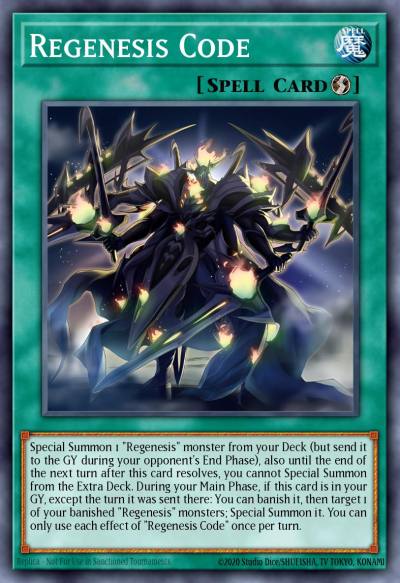 Regenesis Code Super Rare ALIN-EN060 Alliance Insight Yugioh card