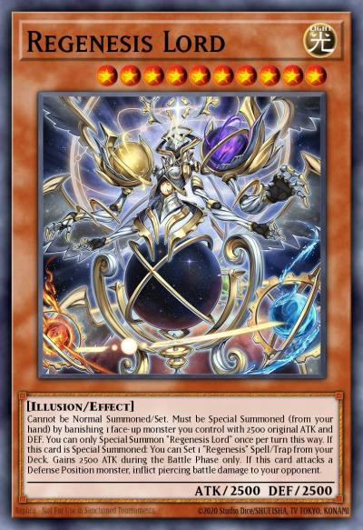 Regenesis Lord Quarter Century Secret Rare ALIN-EN017 Alliance Insight Yugioh card