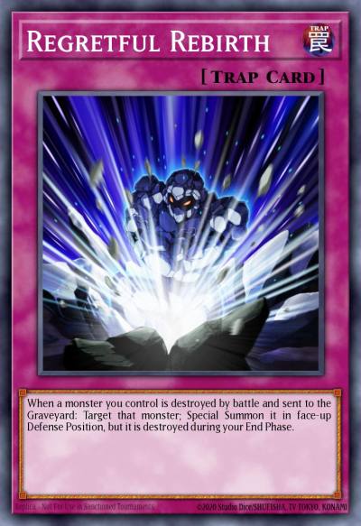 Regretful Rebirth Common SDOK-EN037 Onslaught of the Fire Kings Structure Deck Yugioh card