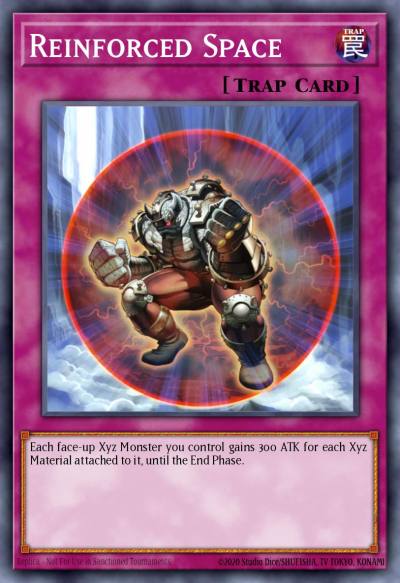 Reinforced Space Common YS11-EN031 Starter Deck Dawn of the Xyz Yugioh card
