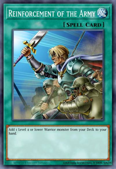 Reinforcement of the Army Super Rare RA01-EN051 25th Anniversary Rarity Collection Yugioh card