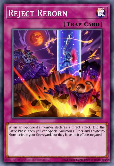 Reject Reborn Rare MP16-EN225 2016 Mega-Tin Mega Pack Yugioh card