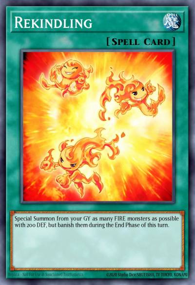 Rekindling Short Print ANPR-EN060 Ancient Prophecy Yugioh card